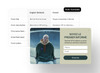 A Shopify Form is being translated from English to French and a module shows what that form looks like in French.